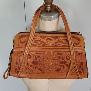 VTG Mexican Leather Hand Bag